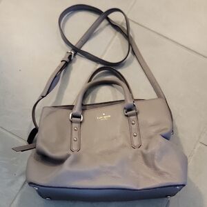 Kate Spade Light Gray Satchel Bag